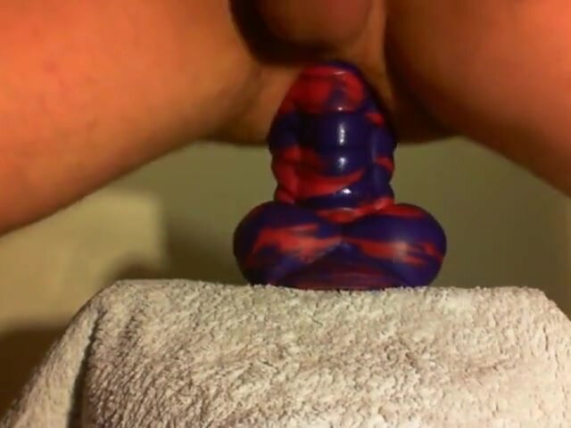 Amateur Anal Sex Toy Fun With Flint The Bad Dragon Zzgays